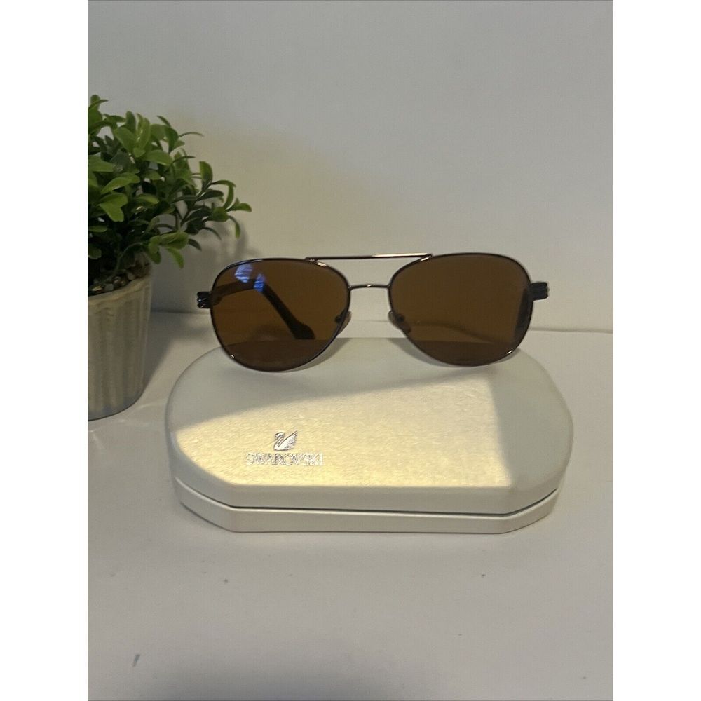 Jimmy Crystal JCS117 New York Sunglasses Brown Swarovski Crystals J C Frame Only